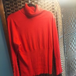 Lovely Red turtle neck sweater!
